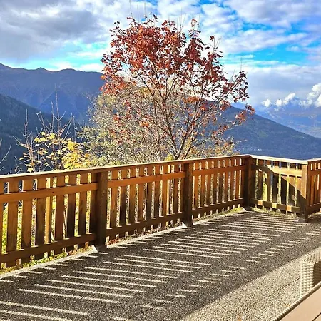 Tsandelanne Avec Terrasse Panoramique, Val D'hérens Appartamento *