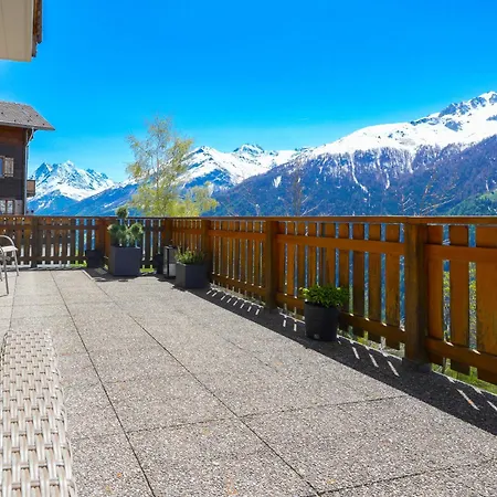 公寓 Tsandelanne Avec Terrasse Panoramique, Val D'herens *