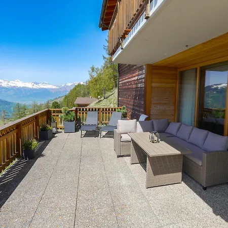 Tsandelanne Avec Terrasse Panoramique, Val D'herens Apartmán *