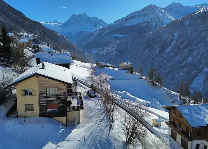 Tsandelanne Avec Terrasse Panoramique, Val D'herens Apartmán