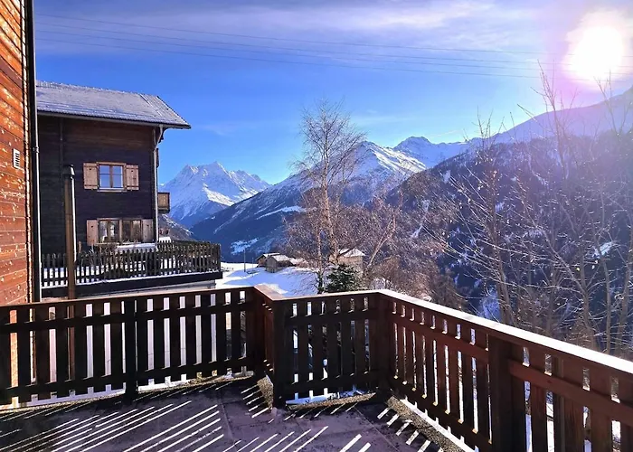 Tsandelanne Avec Terrasse Panoramique, Val D'herens Apartmán Saint-Martin