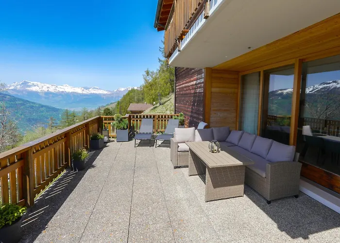 Tsandelanne Avec Terrasse Panoramique, Val D'herens Apartmán *